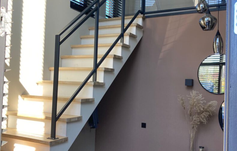 Glazen balustrade