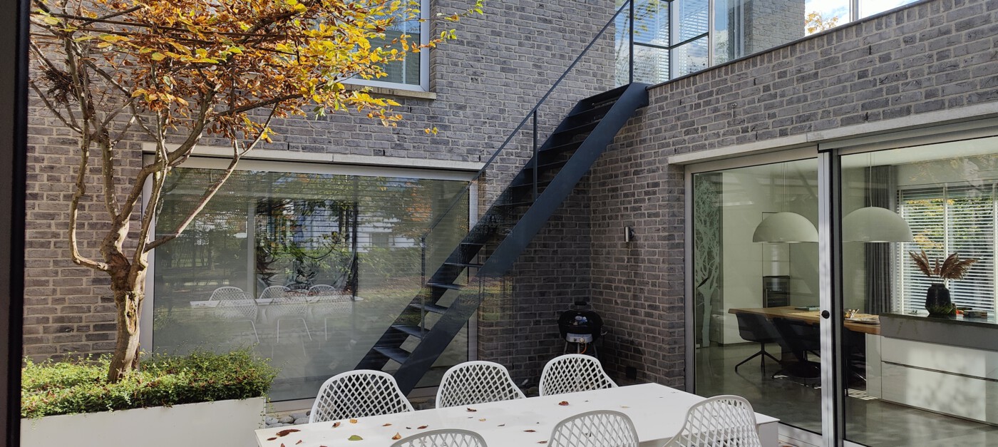 Trap met balustrade